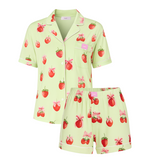 Strawberry Matcha Pyjama Set