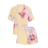 Yellow Orchid Garden Pyjama Set