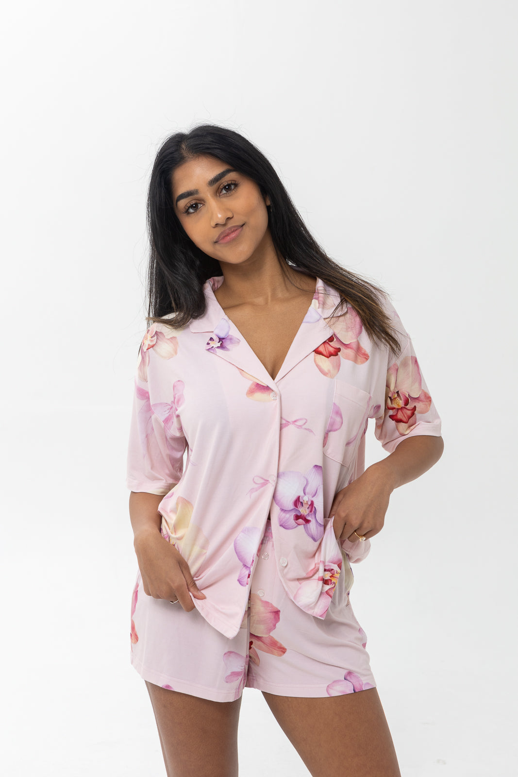 Pink Bow-quet Pyjama Shirt